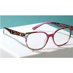 Готовые очки Oscar 8167, цвет фиолетовый, отгибающаяся дужка, +3,25