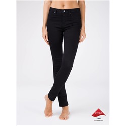 Высокая посадка CONTE CON-96 Моделирующие черные джинсы с высокой посадкой