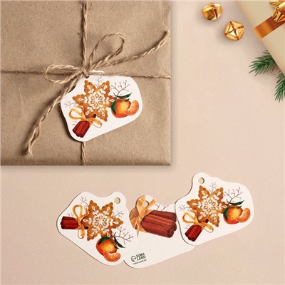 Шильдик новогодний на подарок «Аромат волшебства», 5×6 см