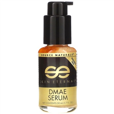 Source Naturals, Сыворотка с ДМАЭ Skin Eternal, 1,7 жидких унции (50 мл)