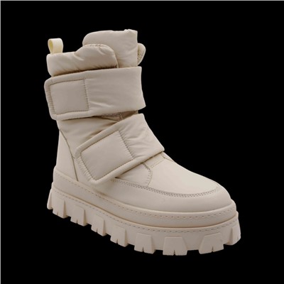 Дутики Q853-2 бежевые