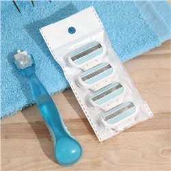 Станок бритвенный, 4 сменных кассеты