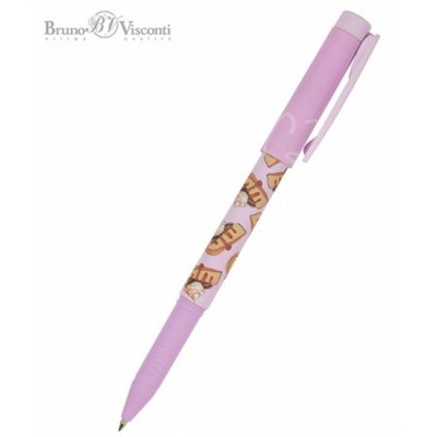 Ручка шариковая 0.7 мм "FreshWrite.Кофемания. Чизкейк" синяя 20-0214/87 Bruno Visconti