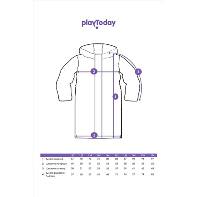 Пальто PLAYTODAY, 1131700