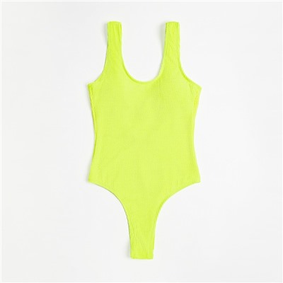 Купальник женский слитный MINAKU цвет салатовый, размер 42