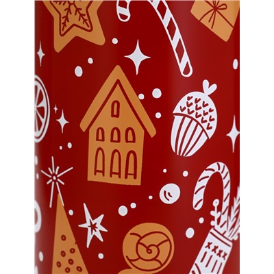 Термос «Рождество», 500 мл, красный