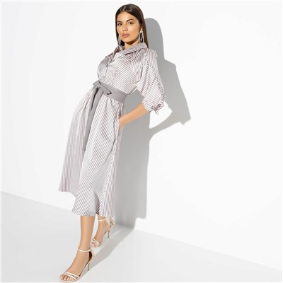 Платье, Грация леди (fashion, с поясом)