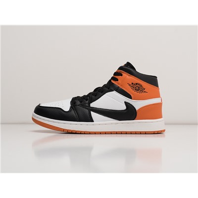Зимние Кроссовки Nike Air Jordan 1 Mid x Travis Scott
