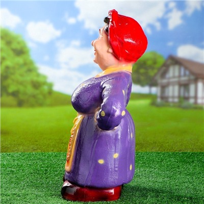 Садовая фигура из гипса «Тёща с метлой средняя», 59×25×40 см, МИКС