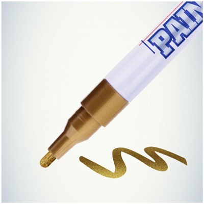 Маркер-краска Paint Slim 2мм золото SPM-07 MunHwa