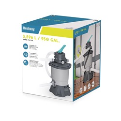 Фильтр-насос, 220-240V, 3596 л/ч, для бассейна, песочный, 58515 Bestway