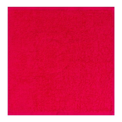 Салфетки махровые декоративные «Этель» Beautiful, 8 шт., 30×30 см, хлопок 100%, фуксия