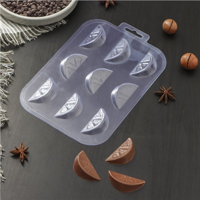 Форма для шоколада и конфет «Шоко-апельсинки», цвет прозрачный
