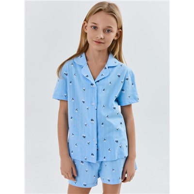 КОМПЛЕКТ ДЛЯ ДЕВОЧЕК (РУБАШКА, ШОРТЫ) 567745