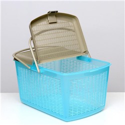 Корзина 47×36×27.5 см, бирюзовый