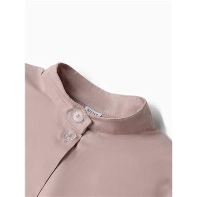 Рубашка женская удлиненная MINAKU: Casual Collection, размер 42, серо-розовая