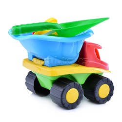 Авто Грузовик "Тюльпан" + Песочн. набор (ведро мини, совок, 2 форм.)