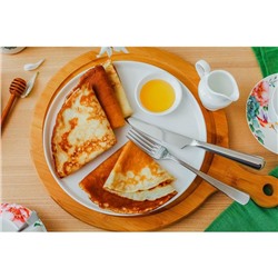 Соусник Доляна White Label, 50 мл, d=8.5 см, фарфор, белый