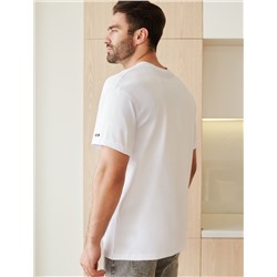 Свободная футболка  с авторским принтом