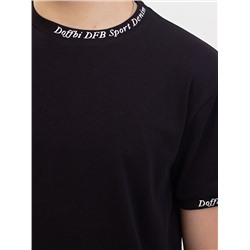 5451-3 черн Футболка для мальчиков (134-152)