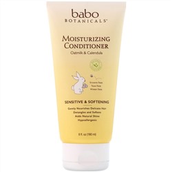 Babo Botanicals, Увлажняющий кондиционер, Овсяное молоко и календула, 6 унций (180 мл)