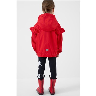 Куртка текстильная с полиуретановым покрытием для девочек (ветровка) PLAYTODAY, 1243048