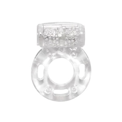 Прозрачное эрекционное кольцо с вибрацией Rings Axle-pin