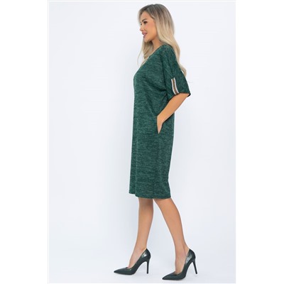 Платье трикотажное Кайла (зеленое) П14587-10М