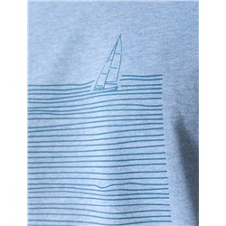 Свободная футболка  с авторским принтом