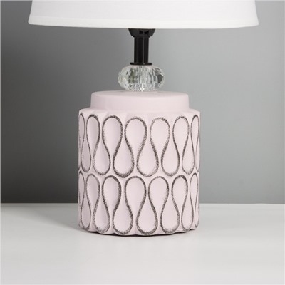 Лампа настольная «Медитация» 1×40 Вт Е14 розовый 20×20×35 см