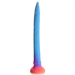 Фантазийный люминесцентный фаллоимитатор в форме змеи Makara Glow-in-the-Dark Silicone Snake Dildo - 46 см.