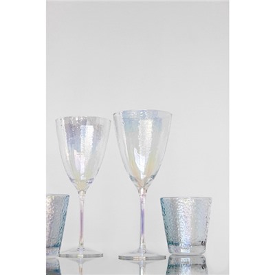 Набор бокалов для вина Magistro «Жемчуг» 400 мл, 6 шт., стекло, перламутровый