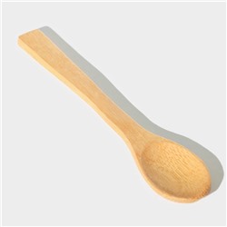 Банка для хранения с ложкой «Эко», 1 л, 12×14.4 см, с бамбуковой крышкой, стекло, прозрачная