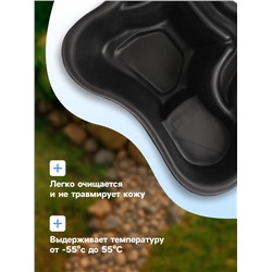 Пруд садовый пластиковый, 150 л, чёрный