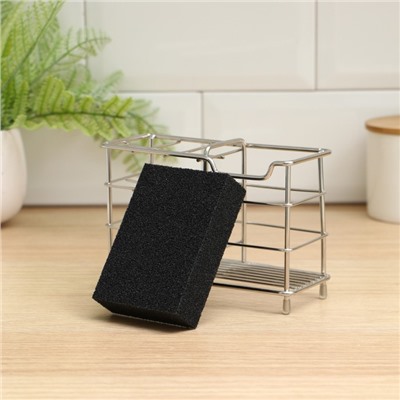 Губка чистящая «Чудо-губка», 10.5×7×2.5 см, усиленная