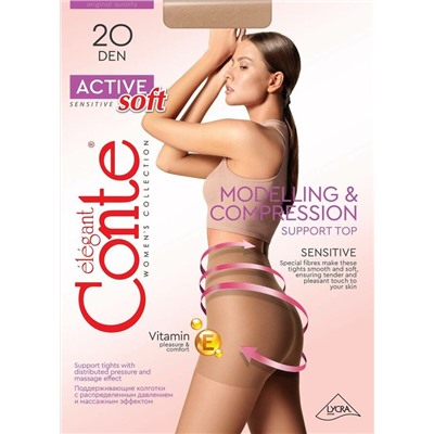 Колготки женские CONTE ACTIVE SOFT 20