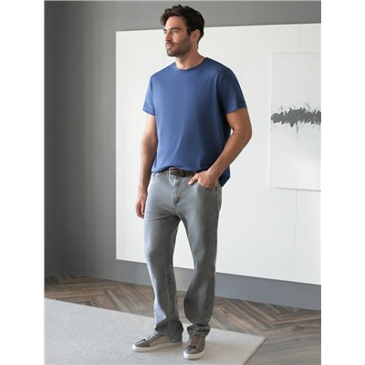 Футболка из фактурного полотна из 100% хлопка