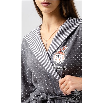 Халат "Микки" II горох