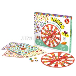 Игра настольная "Бинго.Овощи-фрукты"