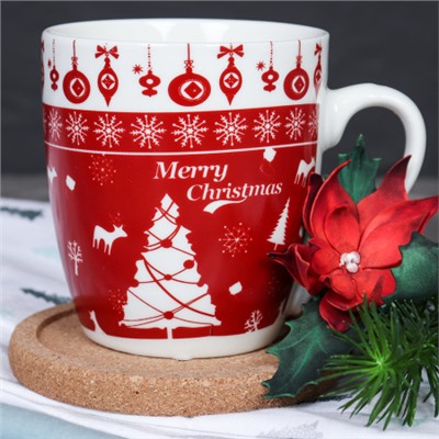 Кружка новогодняя 250 мл / XP008 /уп 12/96/