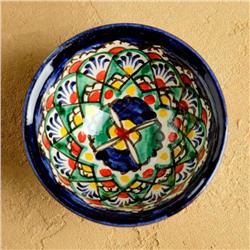 Пиала узбекская Риштанская Керамика «Узоры», 120 мл, d=9.5 см, МИКС