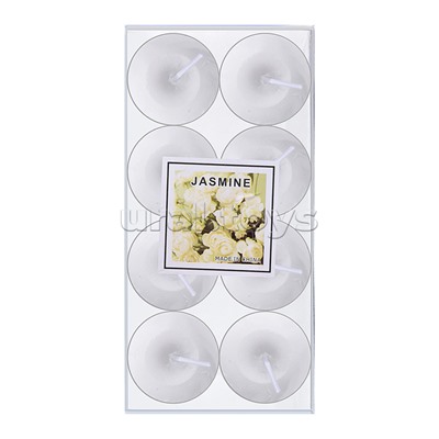 Набор свечей восковых (8шт х 3,5*1см) в ассортименте