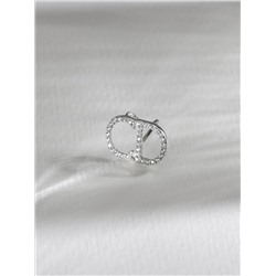 Подвеска из серебра с фианитами родированная - CD 925 пробы П-2854-Р