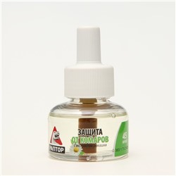 Дополнительный флакон-жидкость от комаров «Раптор», с экстрактом ромашки, 45 ночей