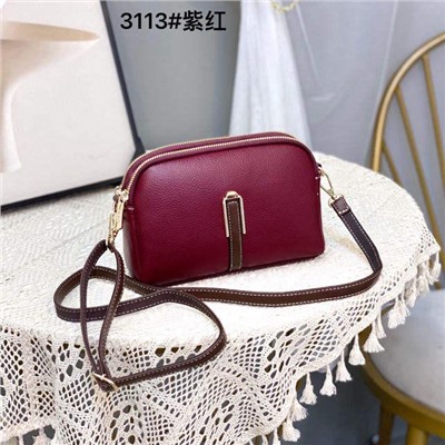 Женская сумка из искусственной кожи, цвет бордовый