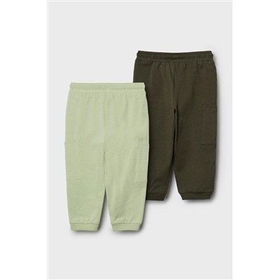 Брюки детские трикотажные для мальчиков, 2 пары в комплекте PLAYTODAY, 1243861