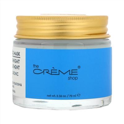 The Creme Shop, Hyaluronic Acid, Overnight Gel Beauty Mask,  2.36 oz (70 ml)