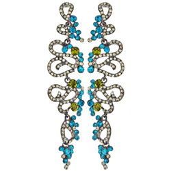 Серьги длинные на гвоздиках арт. 10 8262 (id 74843)