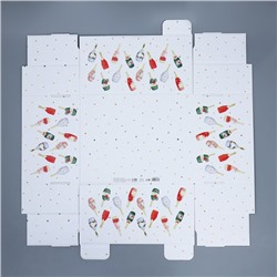 Коробка подарочная новогодняя складная «С Новым годом», 31×25.5×16 см