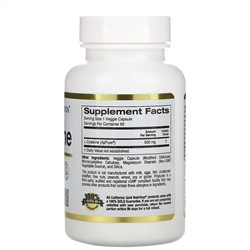 California Gold Nutrition, AjiPure, L-цистеин, 500 мг, 60 растительных капсул